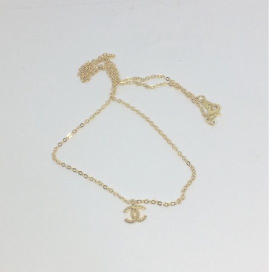 100% Authentic Vintage Repurposed Chanel Micro CC Pendant