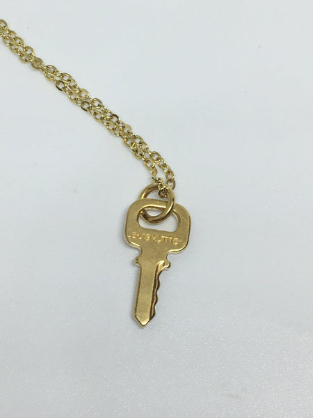 100% Authentic Vintage Repurposed Louis Vuitton Mini Key Necklace