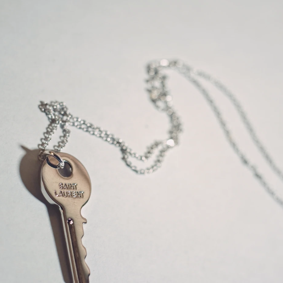 100% Authentic Vintage Repurposed YSL Silver Key – vintagedesignerco