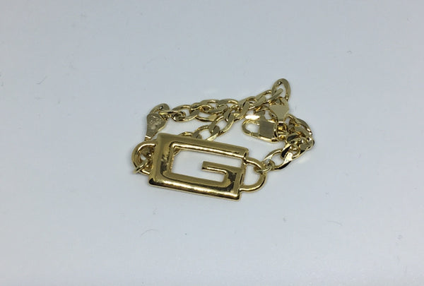 100% Authentic Vintage Repurposed Gucci G Mini Logo Bracelet
